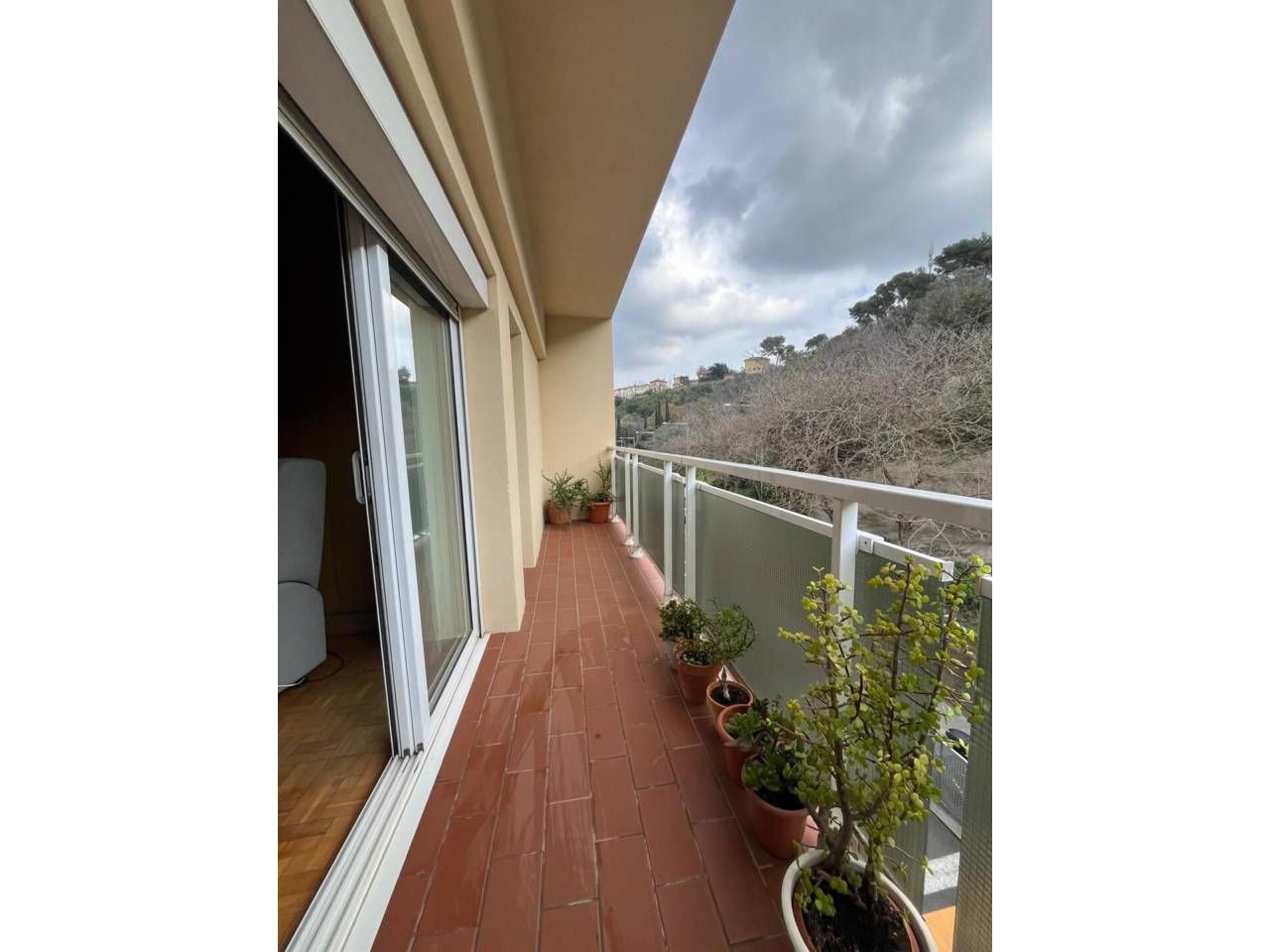 Balcony of Flat for sale in  Barcelona Capital  with Air Conditioner, Heating and Parquet flooring