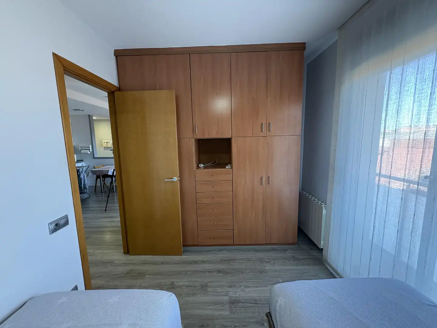 Bedroom of Flat for sale in Sabadell  with Air Conditioner, Parquet flooring and Storage room