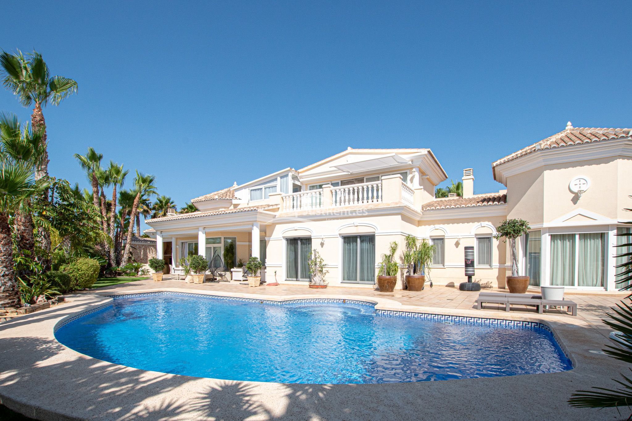 Piscina de Casa o xalet de lloguer en Calpe / Calp amb Aire condicionat, Calefacció i Terrassa