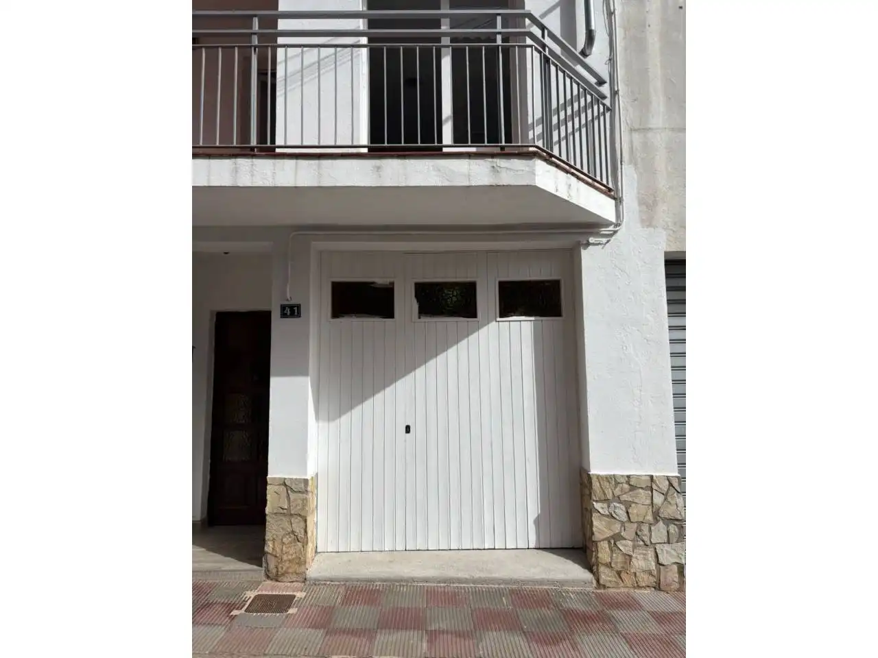 Vista exterior de Pis de lloguer en Llagostera amb Jardí privat, Moblat i Balcó
