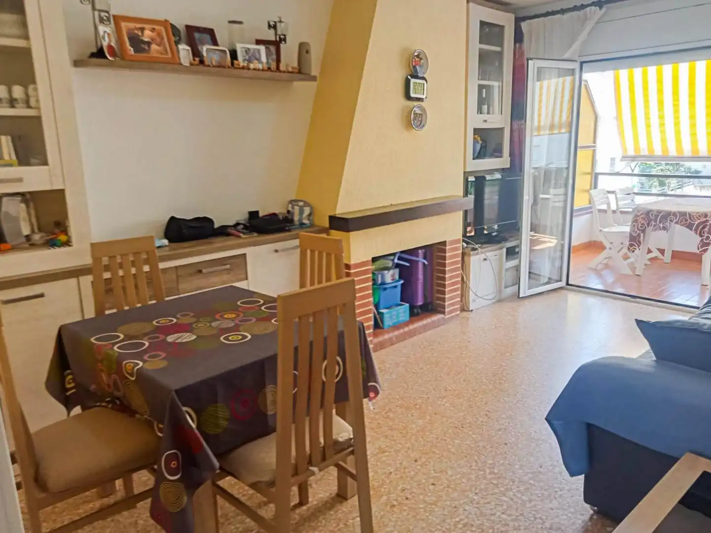 Dining room of Flat for sale in Cunit  with Heating, Terrace and Storage room