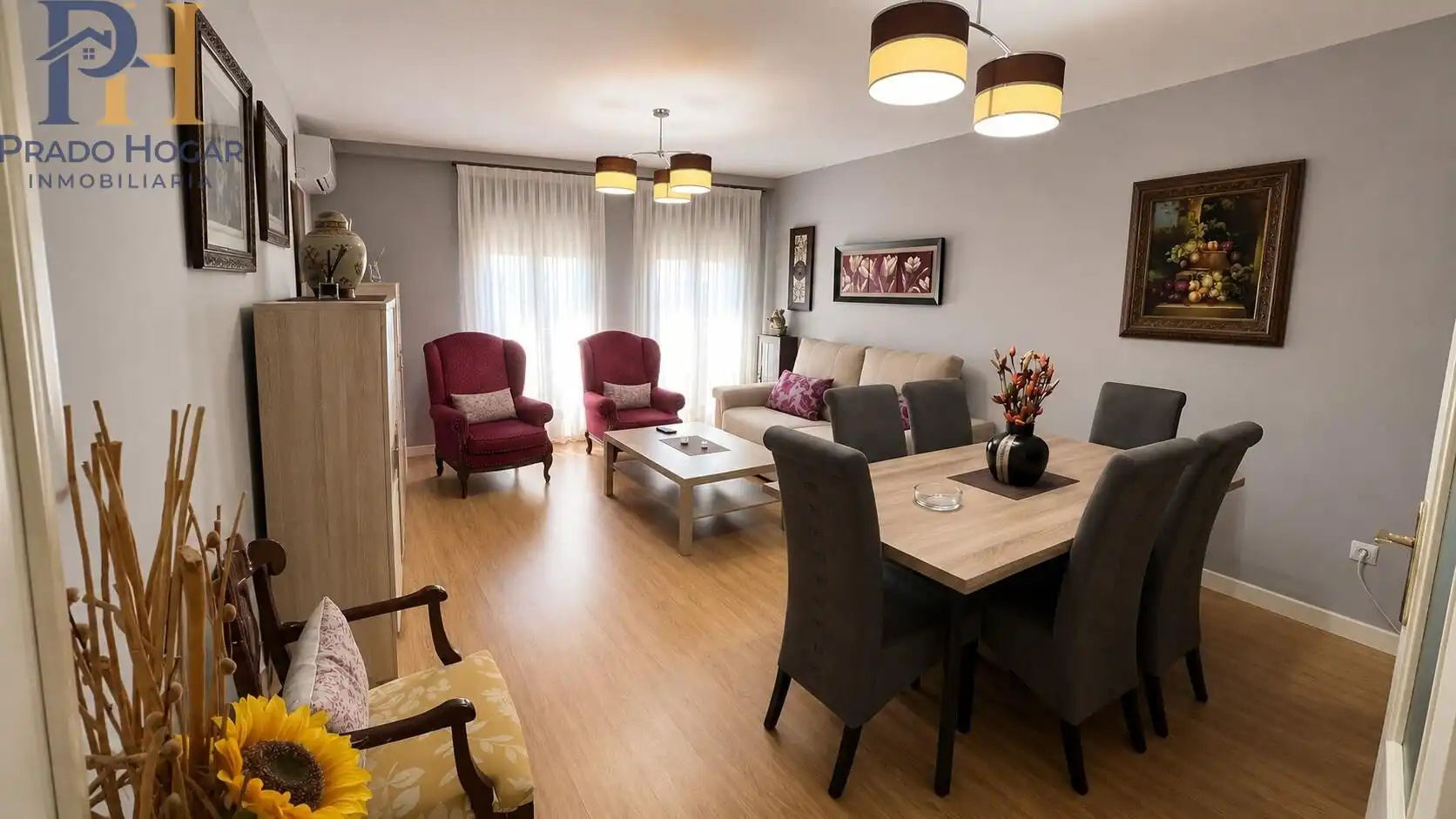 Sala de estar de Piso en venta en Cebolla con Aire acondicionado, Calefacción y Terraza