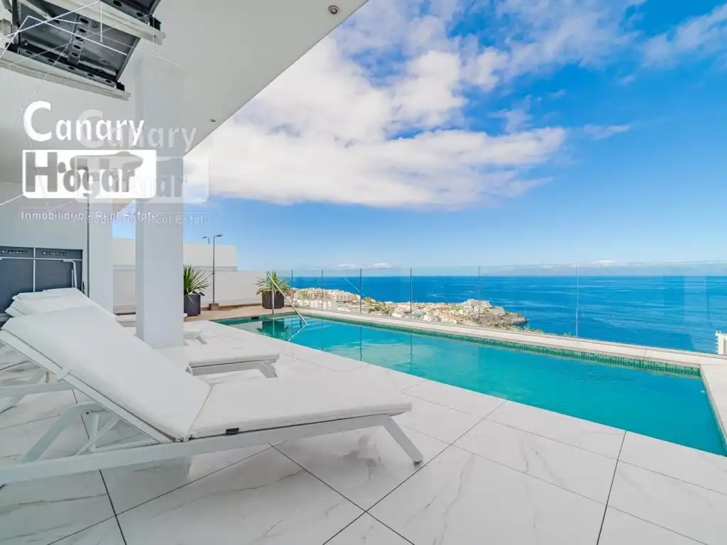 Terraza de Ático en venta en Santiago del Teide con Jardín privado y Piscina