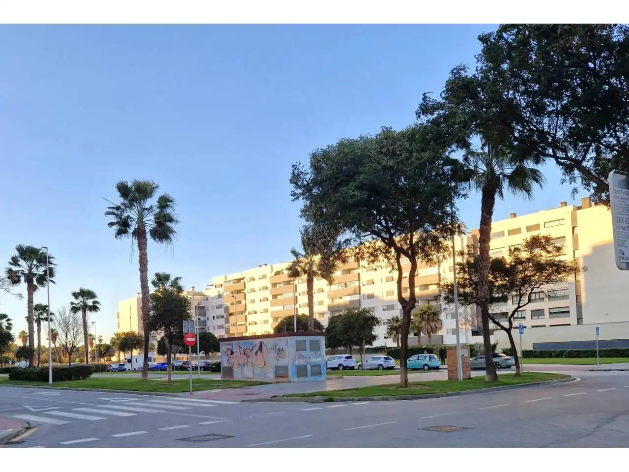 Außenansicht von Wohnung zur Miete in Málaga mit Klimaanlage, Heizung und Terrasse