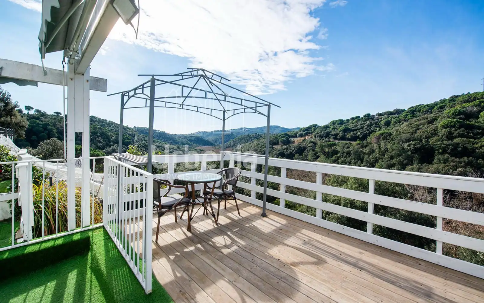 Terrassa de Casa o xalet en venda en Sant Cebrià de Vallalta amb Aire condicionat, Calefacció i Terrassa