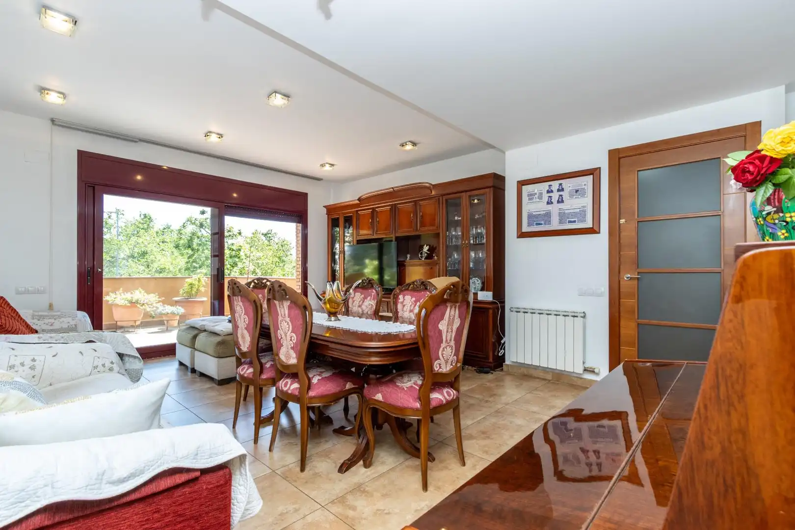 Dining room of Houses for sale in Castellar del Vallès  with Air Conditioner, Heating and Private garden