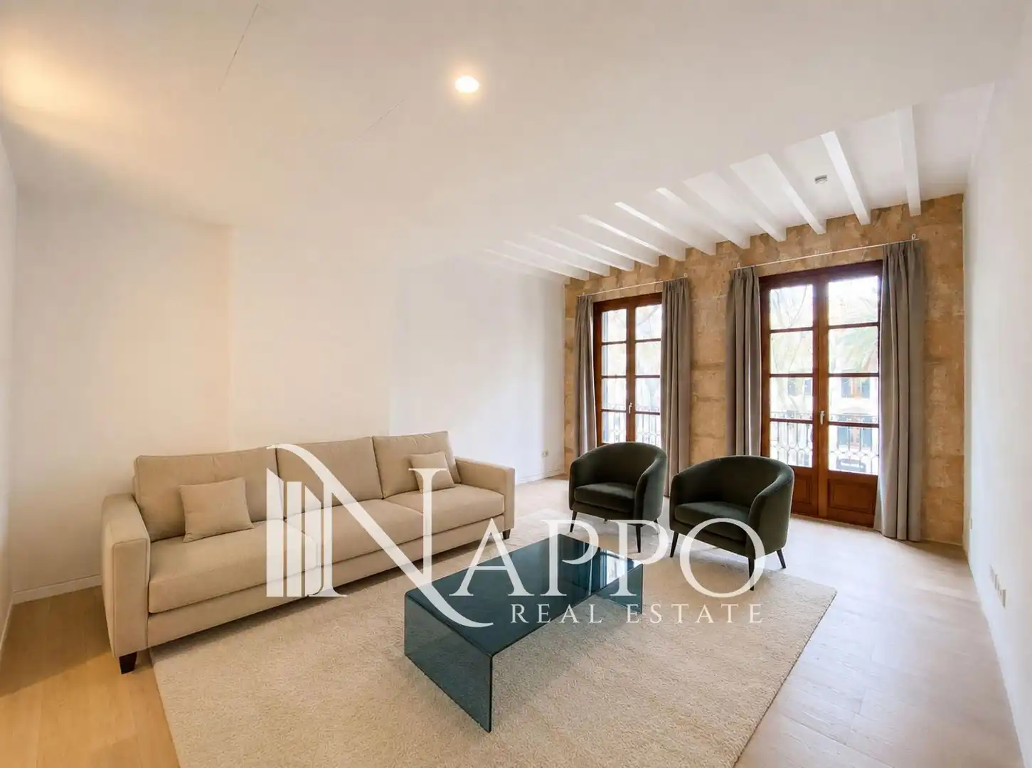 Living room of Flat for rent in  Palma de Mallorca  with Air Conditioner, Heating and Terrace