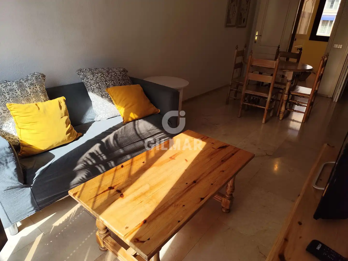 Sala de estar de Apartamento de alquiler en Sevilla con Calefacción y Amueblado