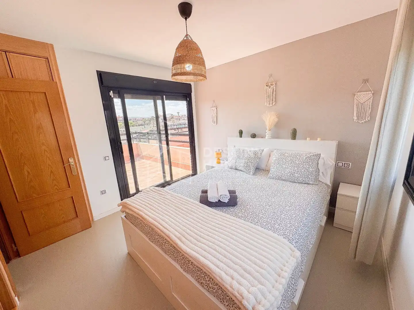 Bedroom of Houses for sale in La Oliva  with Storage room, Furnished and Community pool