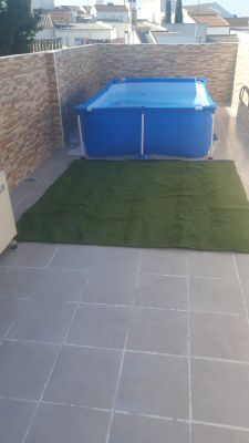 Swimming pool of House or chalet for sale in Fuentes de Andalucía  with Air Conditioner, Terrace and Furnished