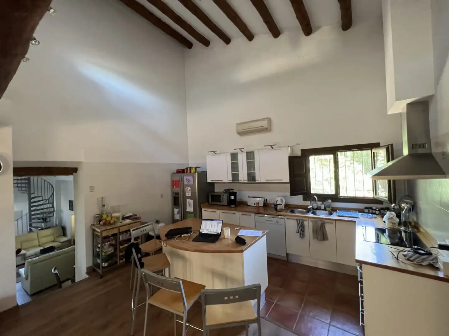 Cocina de Finca rústica en venta en Ibi con Aire acondicionado, Jardín privado y Trastero