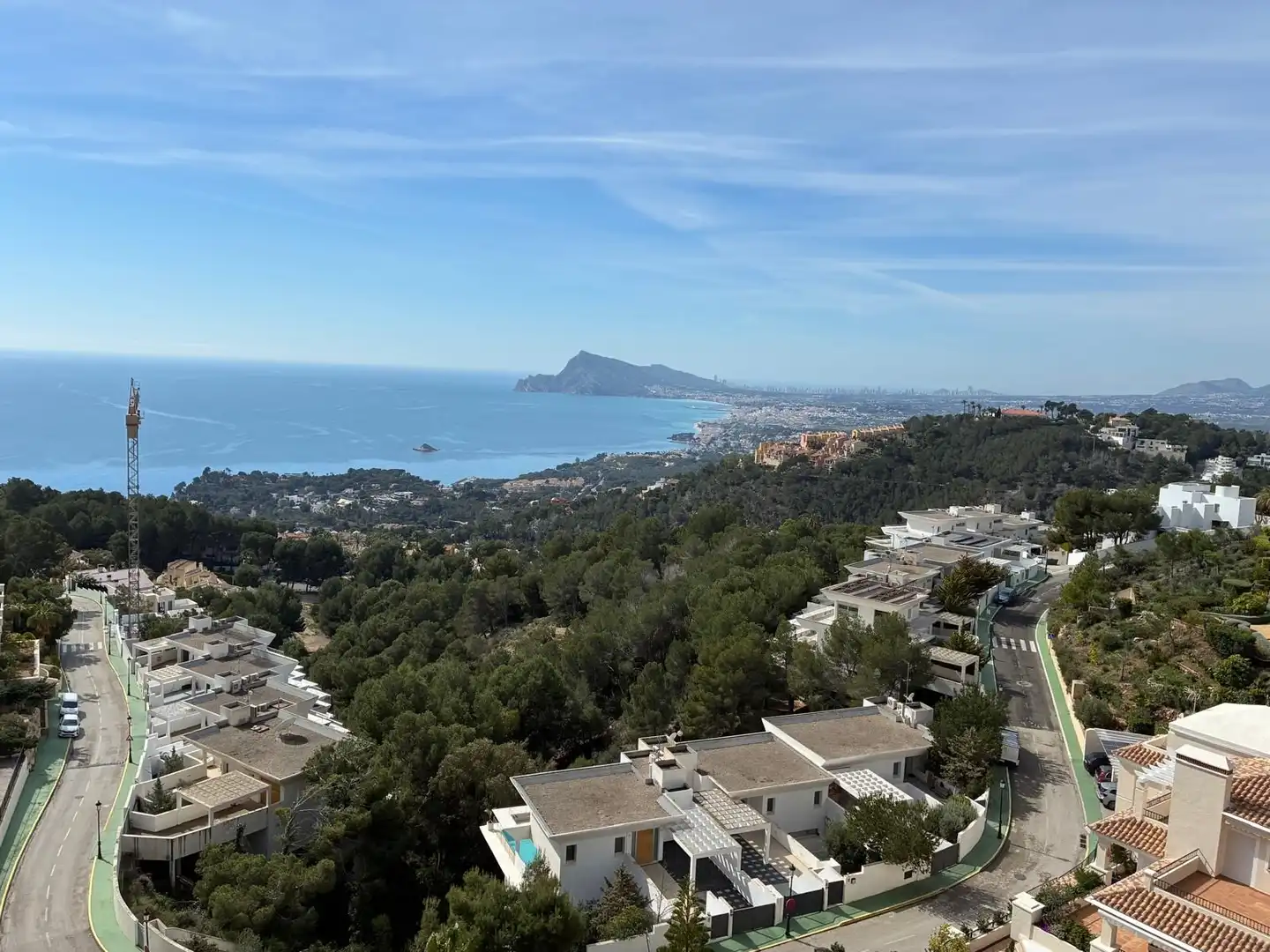 Außenansicht von Dachboden zum Verkauf in Altea mit Klimaanlage, Heizung und Möbliert