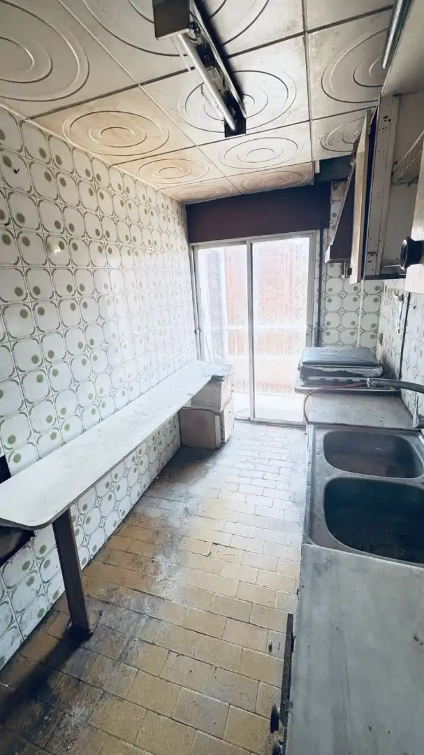 Kitchen of Flat for sale in Tortosa  with Heating, Balcony and Alarm