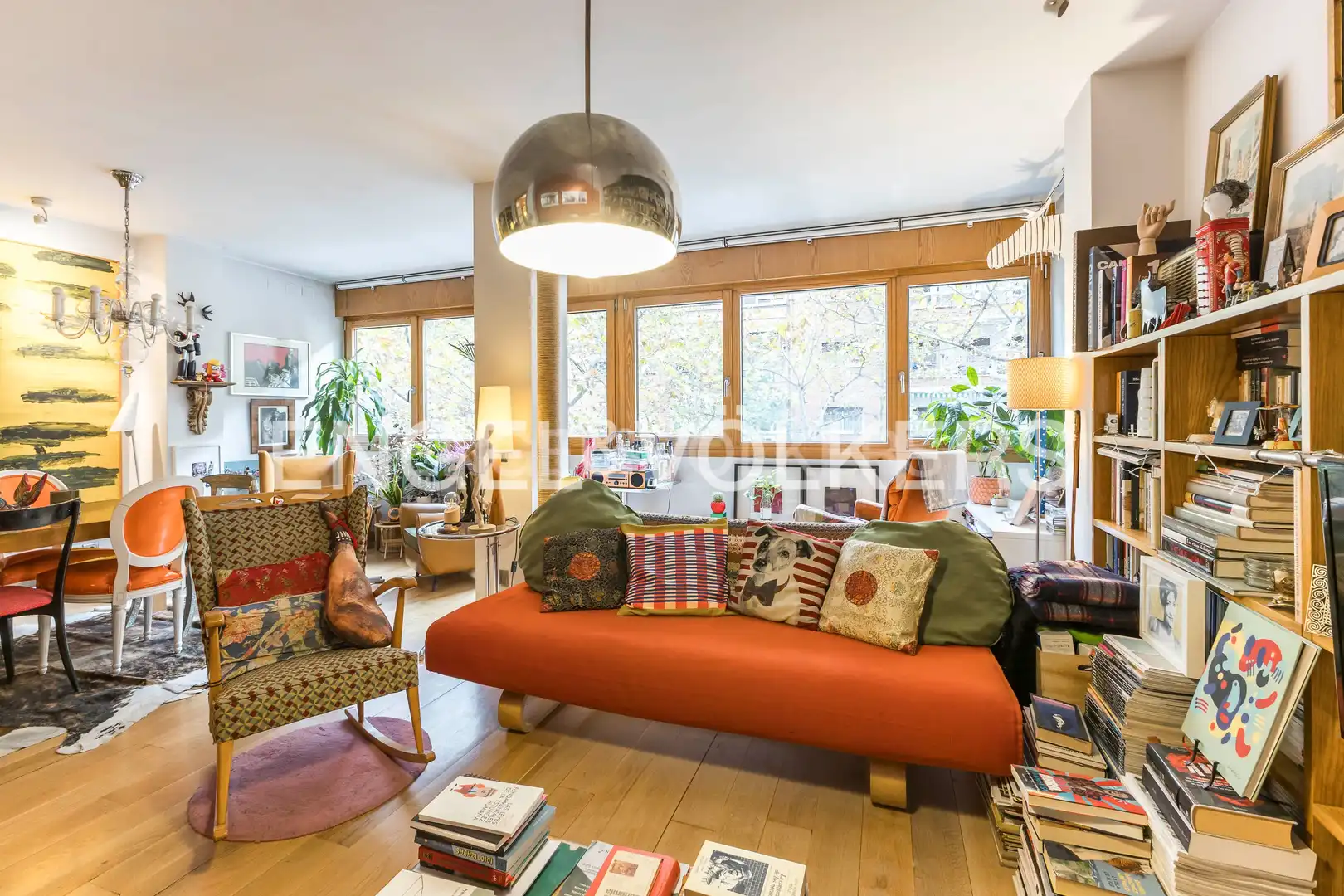 Living room of Flat for sale in  Madrid Capital  with Heating and Swimming Pool