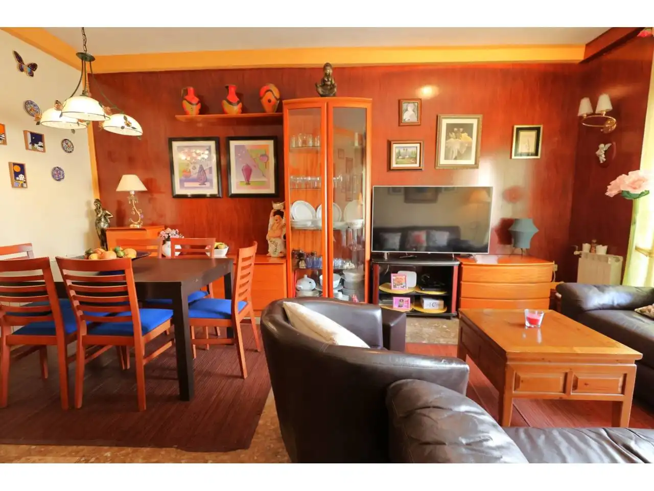Wohnzimmer von Maisonette zum Verkauf in L'Hospitalet de Llobregat mit Klimaanlage, Heizung und Terrasse