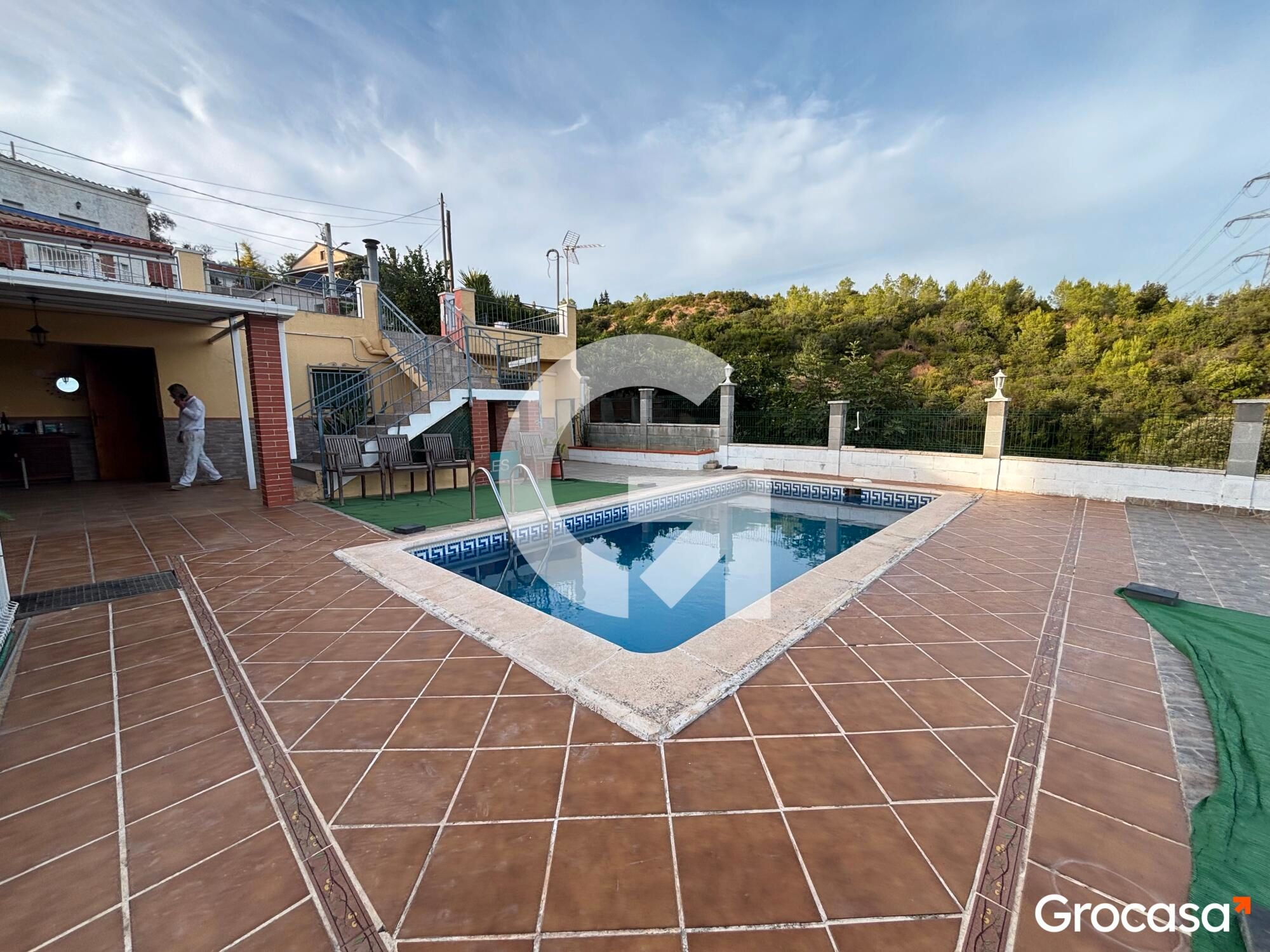 Piscina de Casa o xalet en venda en Castellbisbal amb Jardí privat, Terrassa i Traster