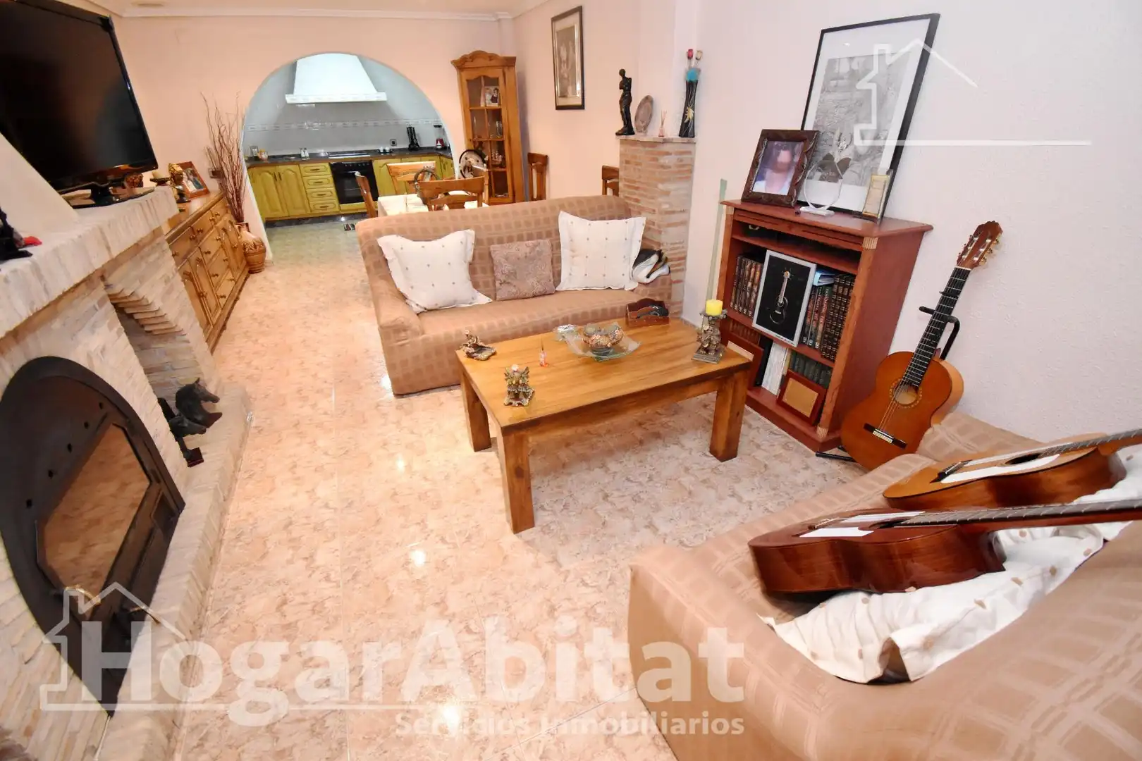 Wohnzimmer von Haus oder Chalet zum Verkauf in Almazora / Almassora mit Terrasse und Whirlpool