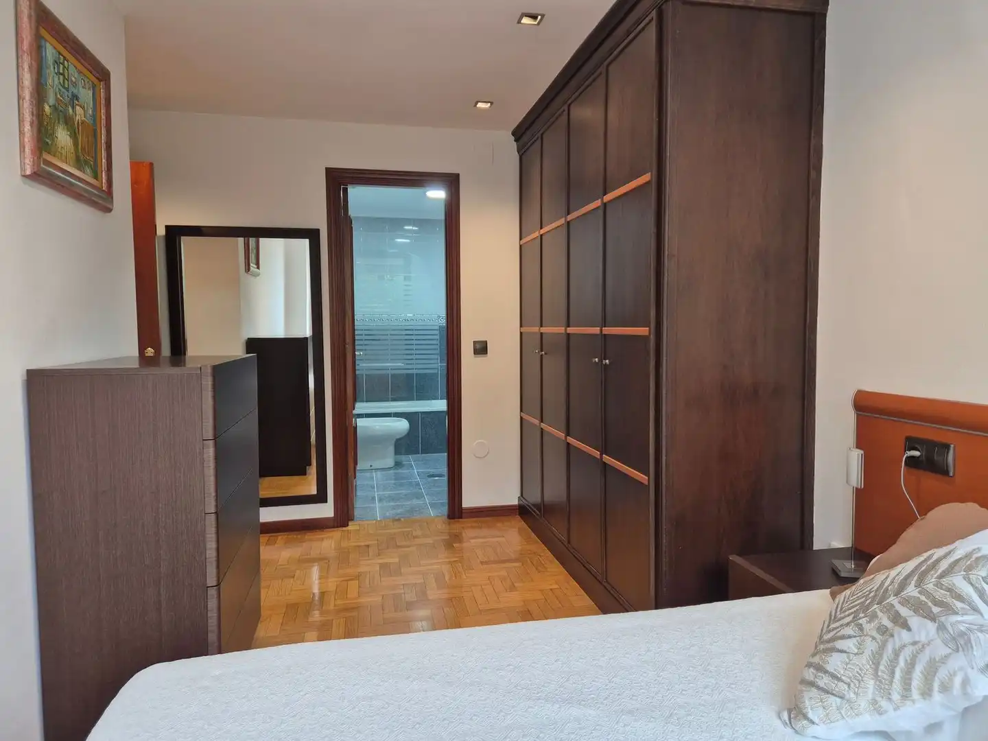 Schlafzimmer von Wohnung zum Verkauf in Gijón  mit Heizung, Abstellraum und Schwimmbad