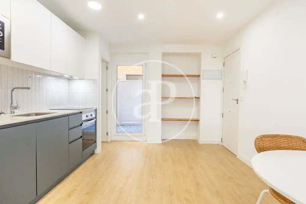 Küche von Wohnung zur Miete in Valencia mit Klimaanlage, Heizung und Terrasse