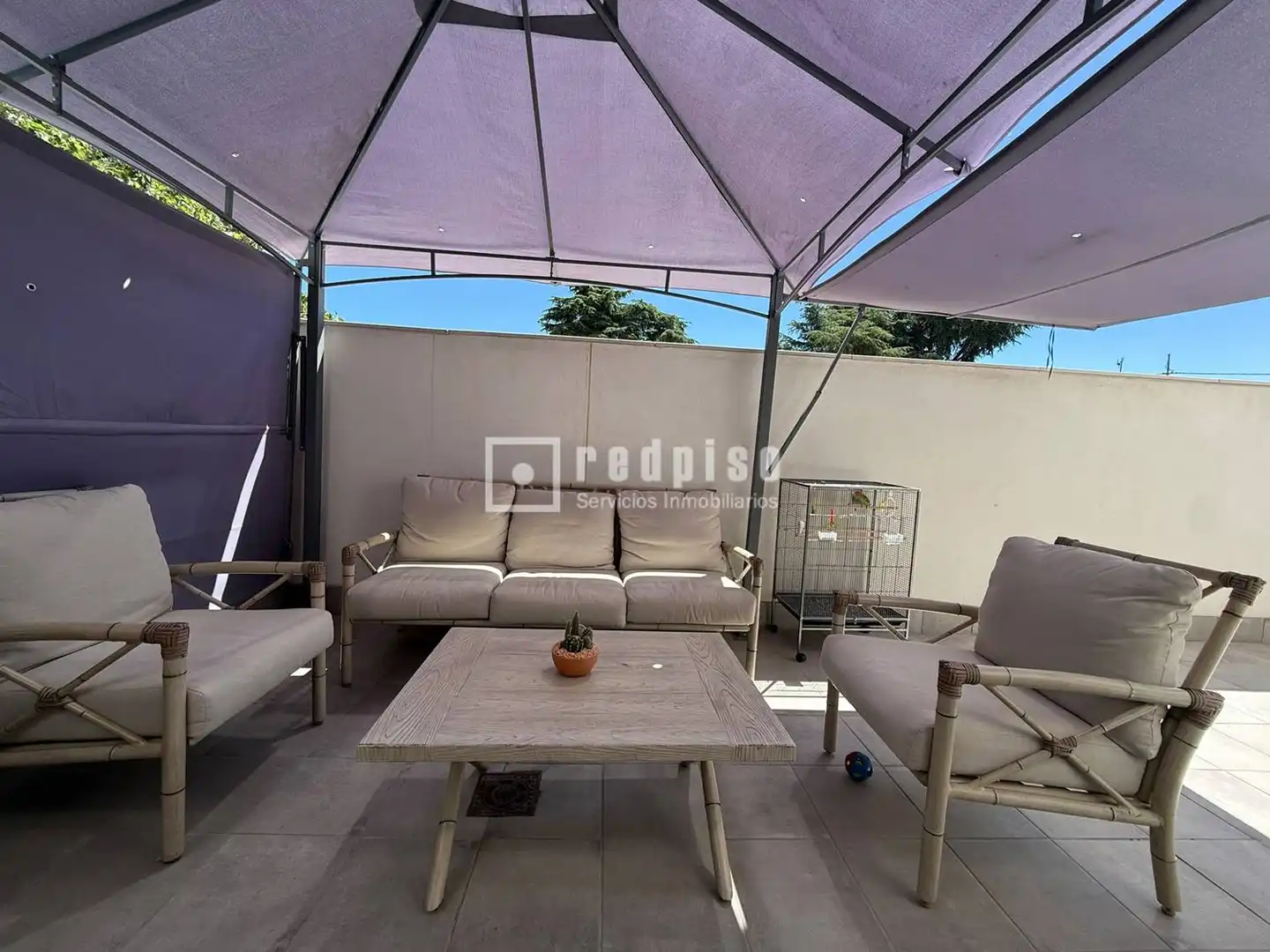 Terrasse von Wohnung zum Verkauf in Collado Villalba mit Klimaanlage, Heizung und Schwimmbad