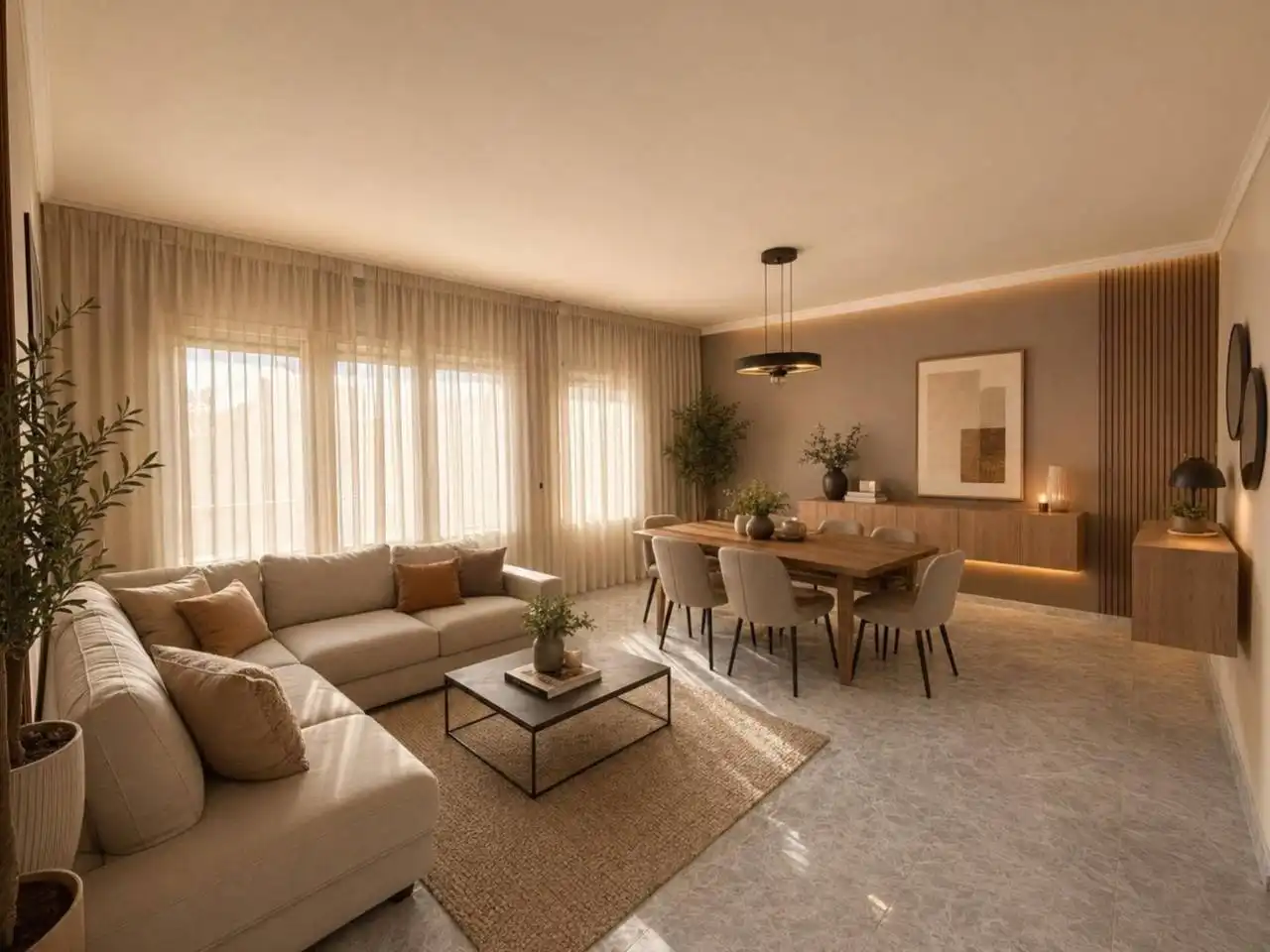 Sala de estar de Piso en venta en Sabadell