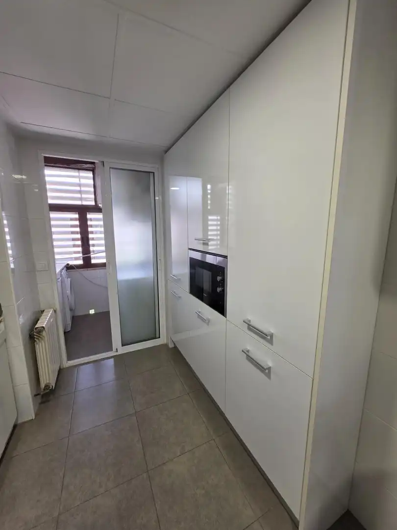 Kitchen of Flat for rent in Valencia  with Air Conditioner, Heating and Balcony