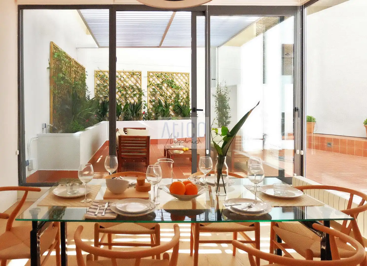 Terraza de Piso de alquiler en Madrid con Aire acondicionado, Calefacción y Terraza