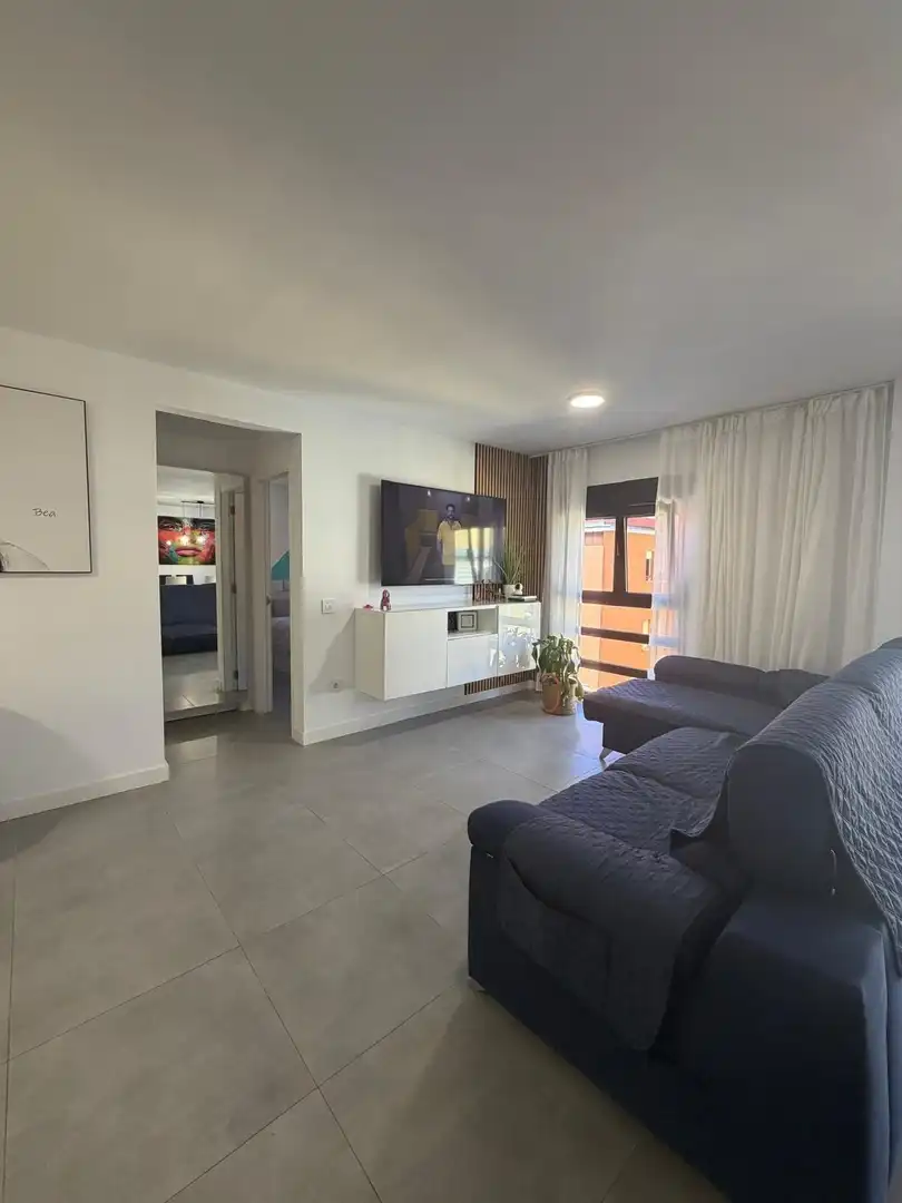 Sala d'estar de Pis en venda en San Cristóbal de la Laguna amb Terrassa i Moblat