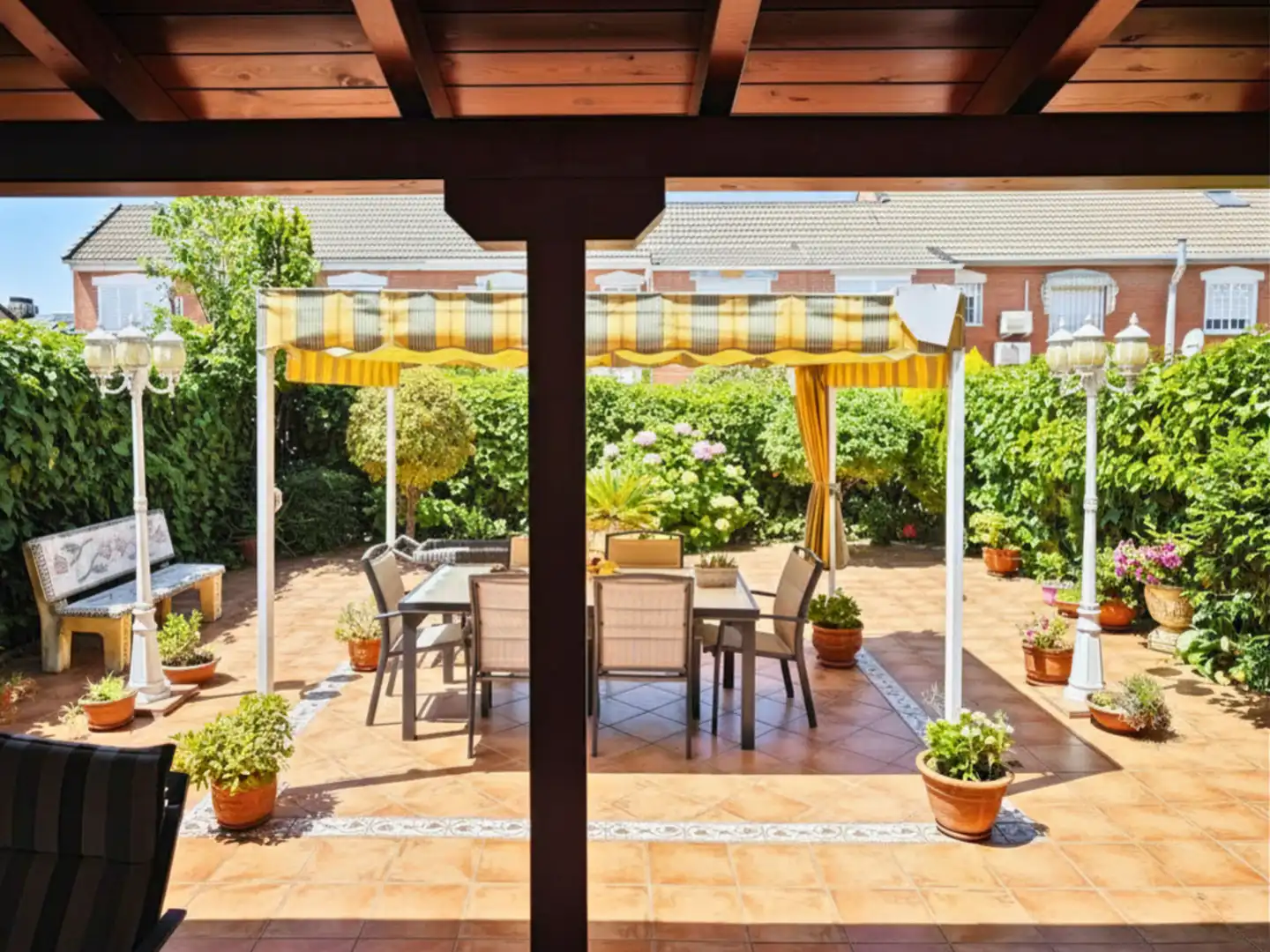 Terrace of Detached homes for sale in Parla  with Air Conditioner, Heating and Private garden