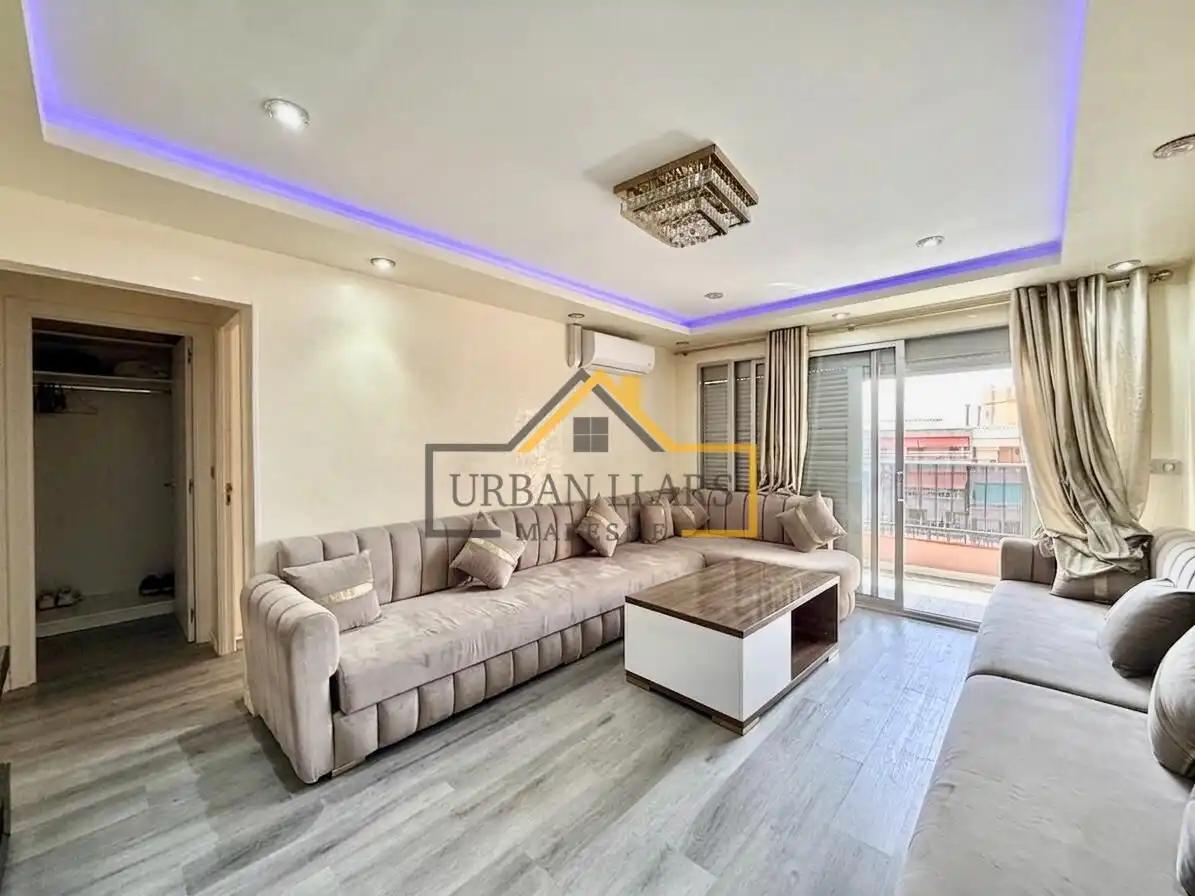 Sala de estar de Piso en venta en Mataró con Aire acondicionado y Balcón