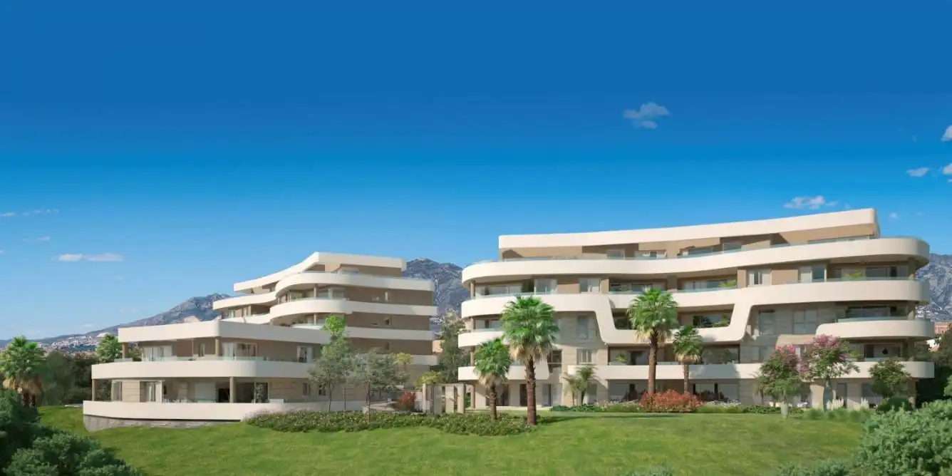 Vista exterior de Apartament en venda en Mijas amb Aire condicionat, Parquet i Terrassa