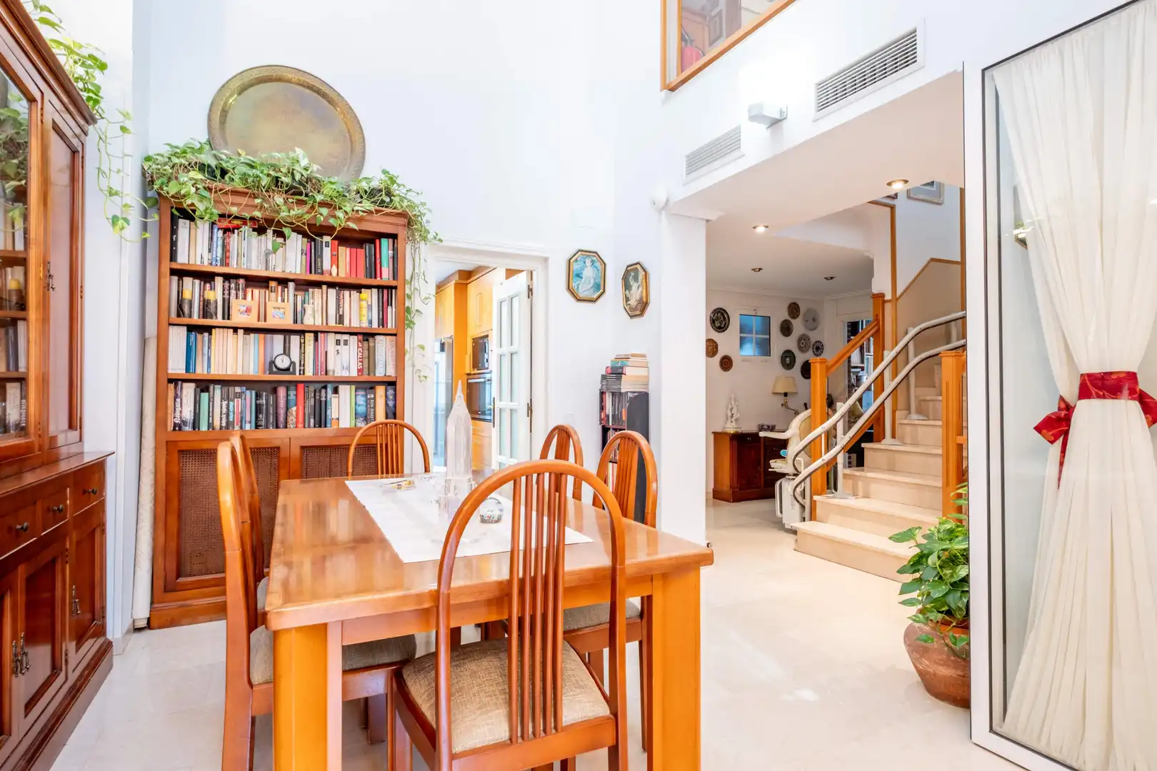 Dining room of Detached homes for sale in Zaragoza  with Air Conditioner, Heating and Community pool