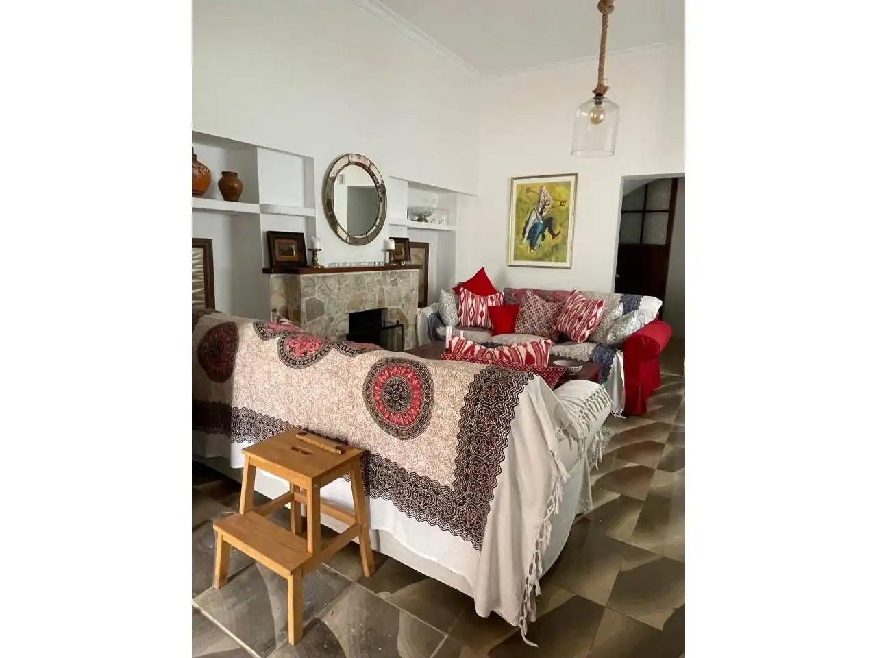 Sala d'estar de Casa o xalet en venda en Sa Pobla amb Terrassa i Moblat