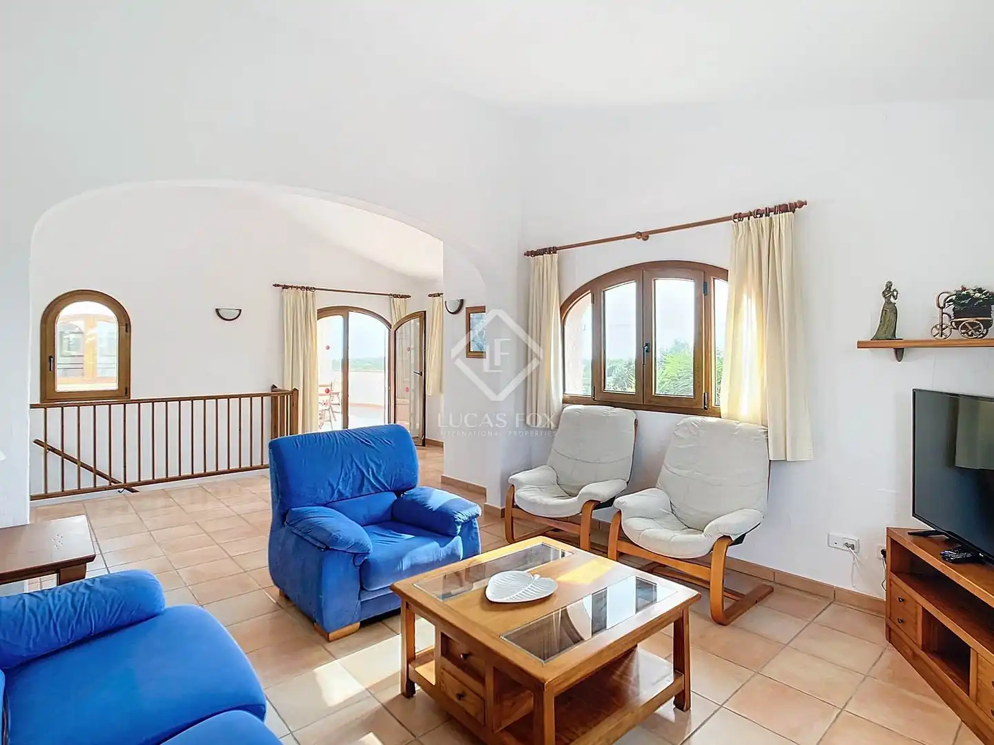 Wohnzimmer von Country house zum Verkauf in Ciutadella de Menorca mit Klimaanlage, Heizung und Privatgarten