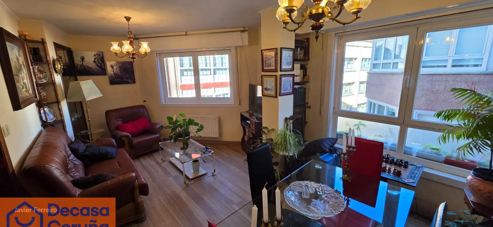 Sala de estar de Piso en venta en Sada (A Coruña) con Calefacción, Trastero y Alarma