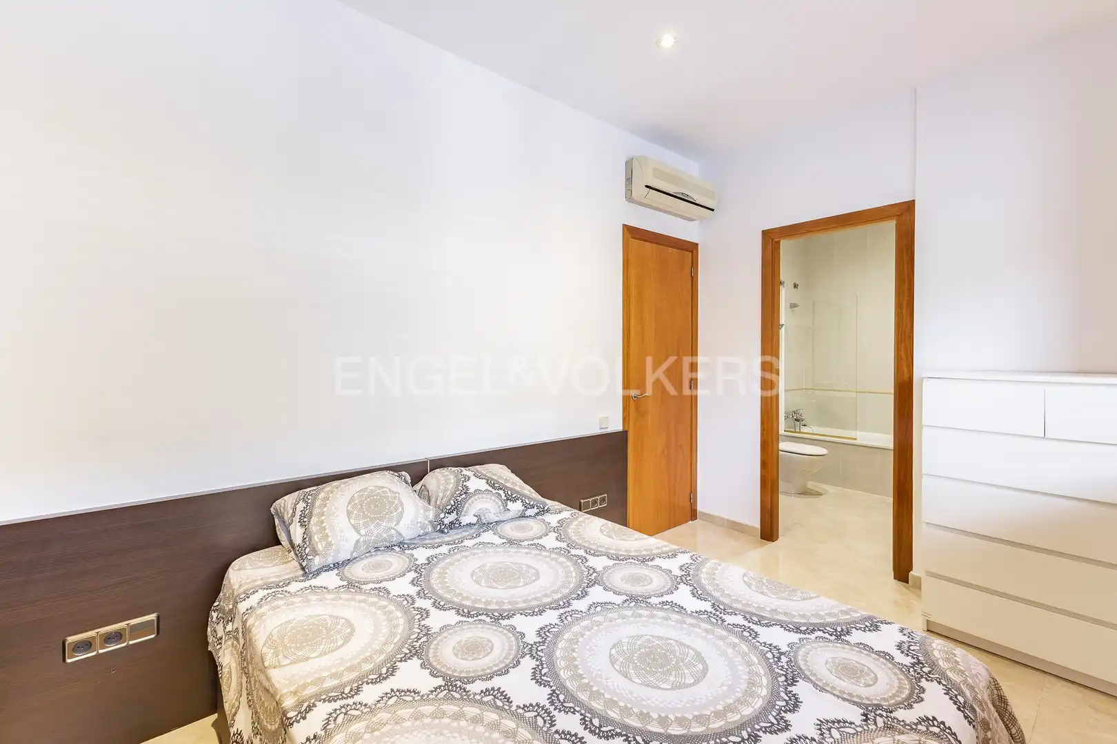 Bedroom of Flat for rent in Caldes d'Estrac  with Air Conditioner, Heating and Terrace