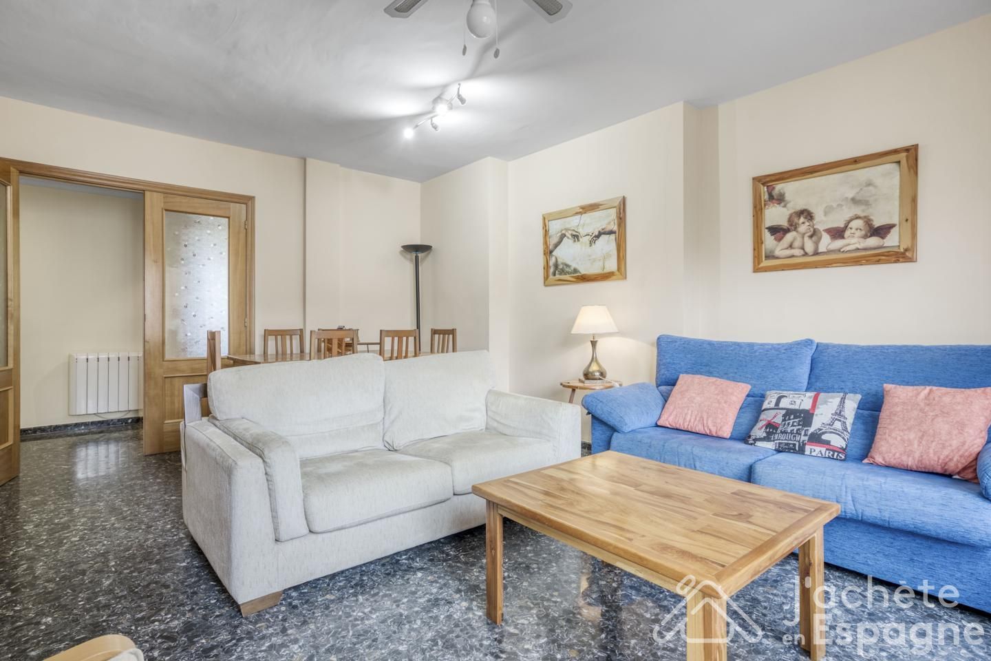 Sala d'estar de Apartament en venda en Sagunto / Sagunt amb Balcó