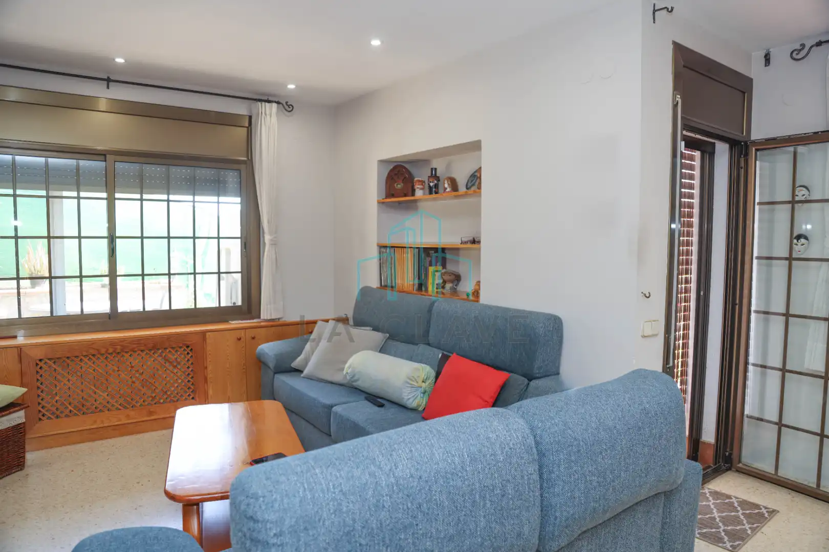 Sala de estar de Casa o chalet en venta en Lliçà d'Amunt con Aire acondicionado, Calefacción y Jardín privado