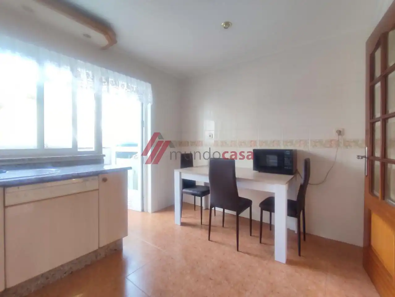 Küche von Wohnung zur Miete in Ferrol mit Heizung, Parkett und Terrasse