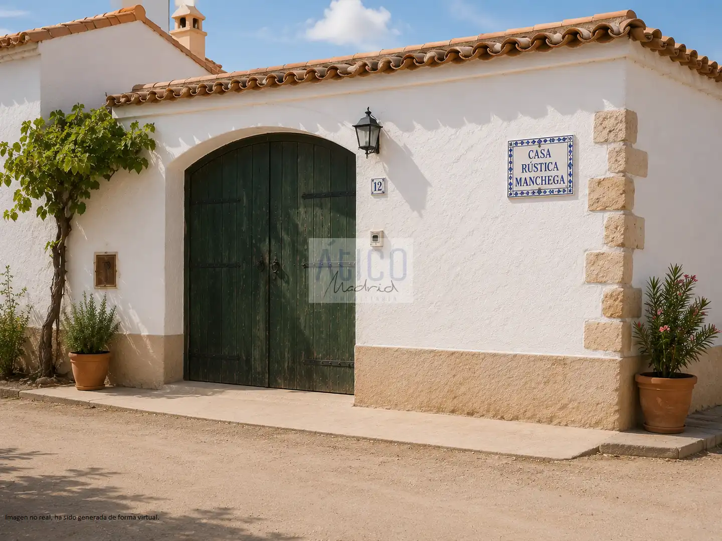Vista exterior de Casa o xalet en venda en Alcubillas