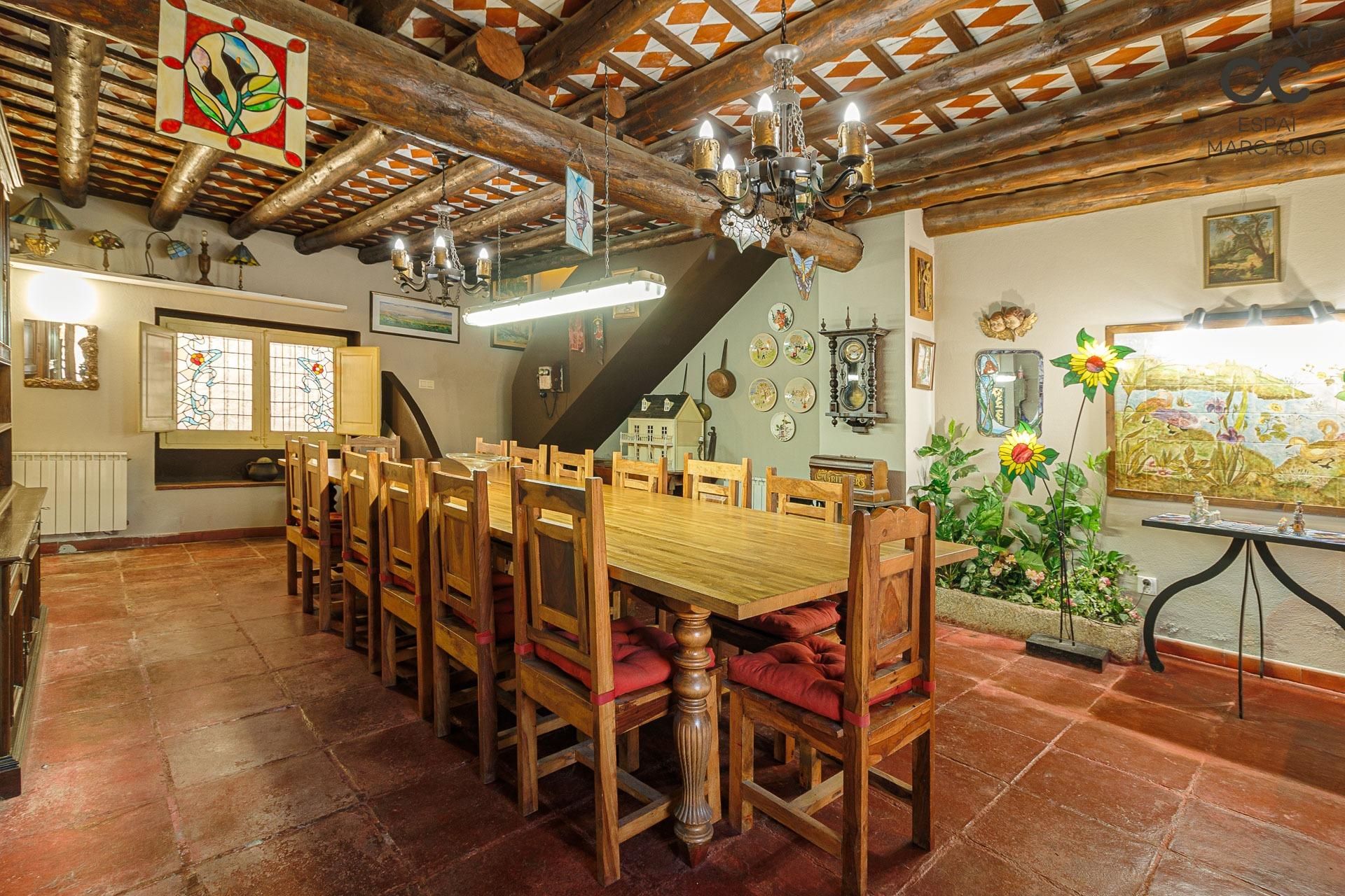Esszimmer von Country house zum verkauf in Mollet de Peralada mit Heizung, Terrasse und Abstellraum