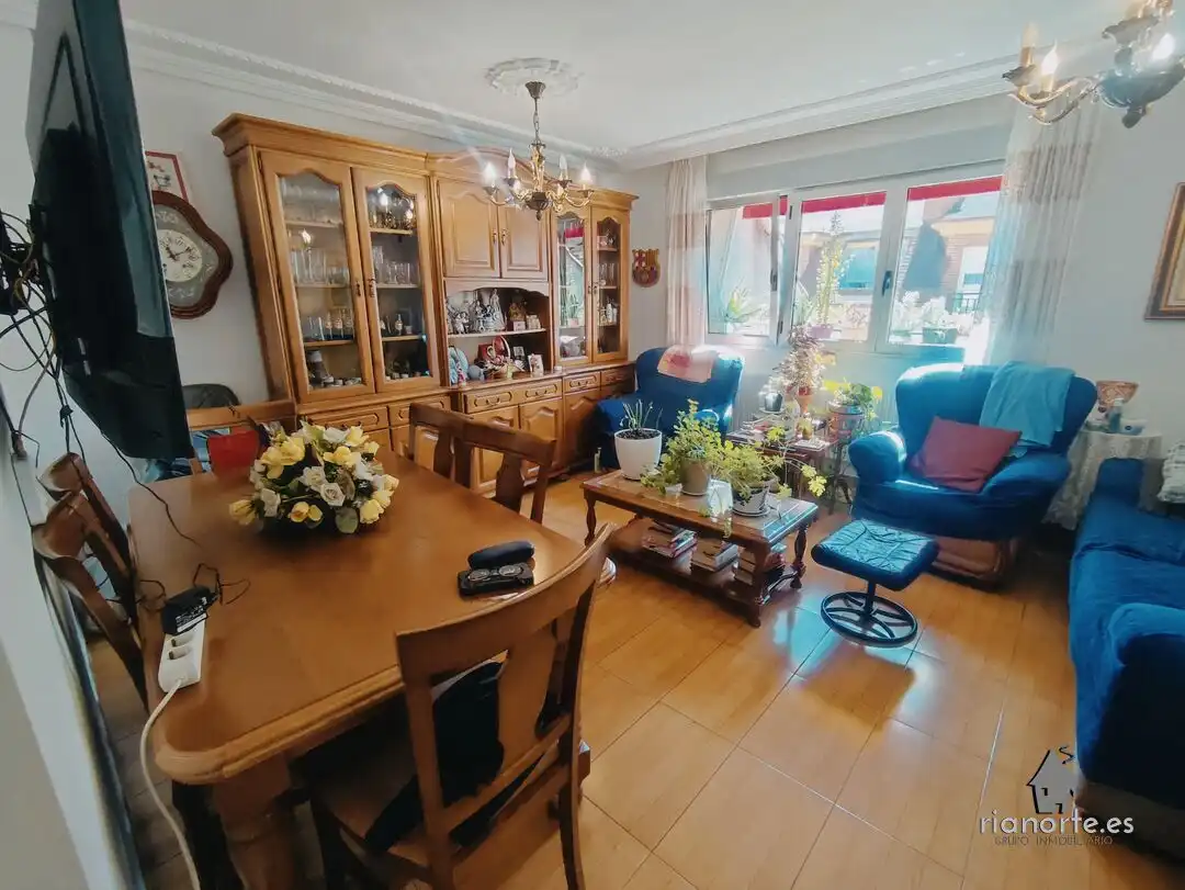 Dining room of Flat for sale in Laviana  with Heating, Terrace and Storage room