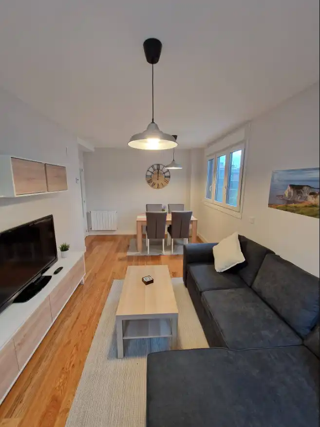 Living room of Flat for rent in Urduliz  with Heating, Terrace and Storage room