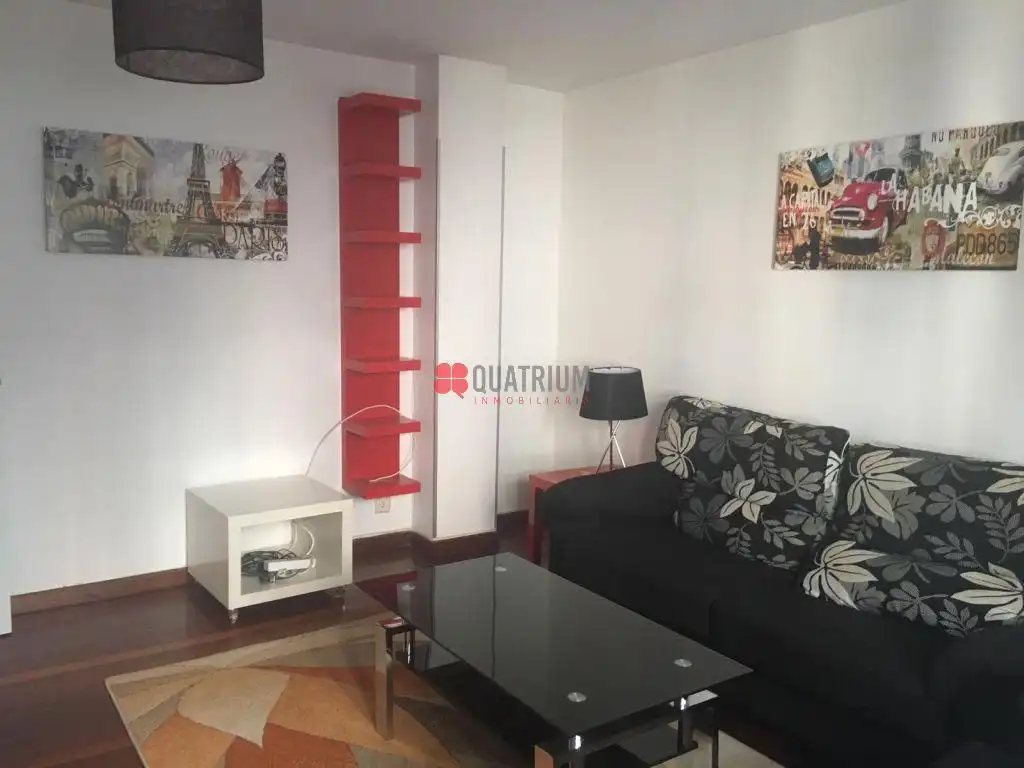 Sala de estar de Piso de alquiler en Santiago de Compostela  con Calefacción y Terraza