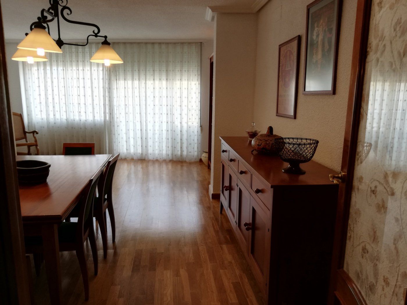 Dining room of Flat to rent in Elche / Elx  with Air Conditioner, Heating and Parquet flooring