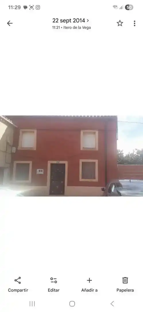 Vista exterior de Casa o xalet en venda en Itero de la Vega amb Jardí privat, Traster i Moblat
