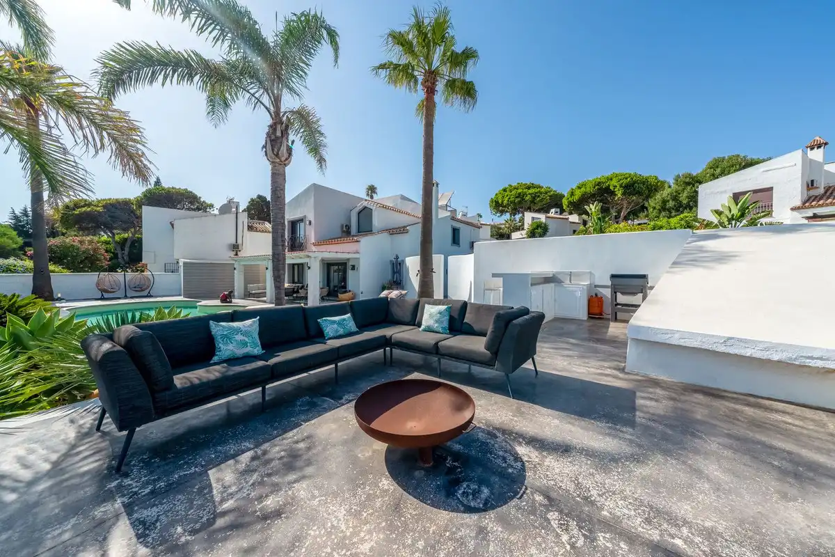 Terrassa de Casa o xalet en venda en Casares amb Aire condicionat, Jardí privat i Terrassa