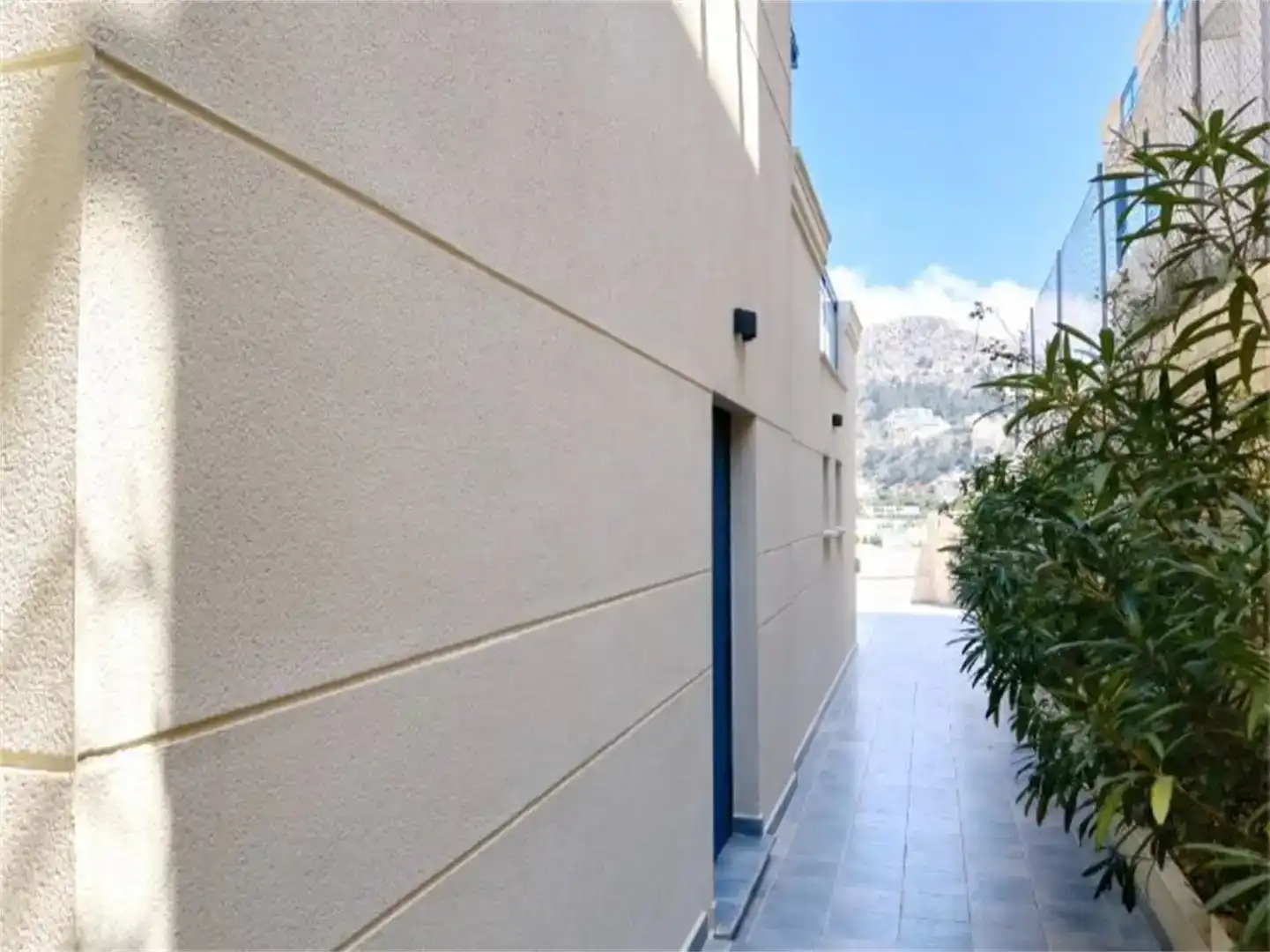 Außenansicht von Einfamilien-Reihenhaus zum Verkauf in Altea mit Klimaanlage, Schwimmbad und Balkon