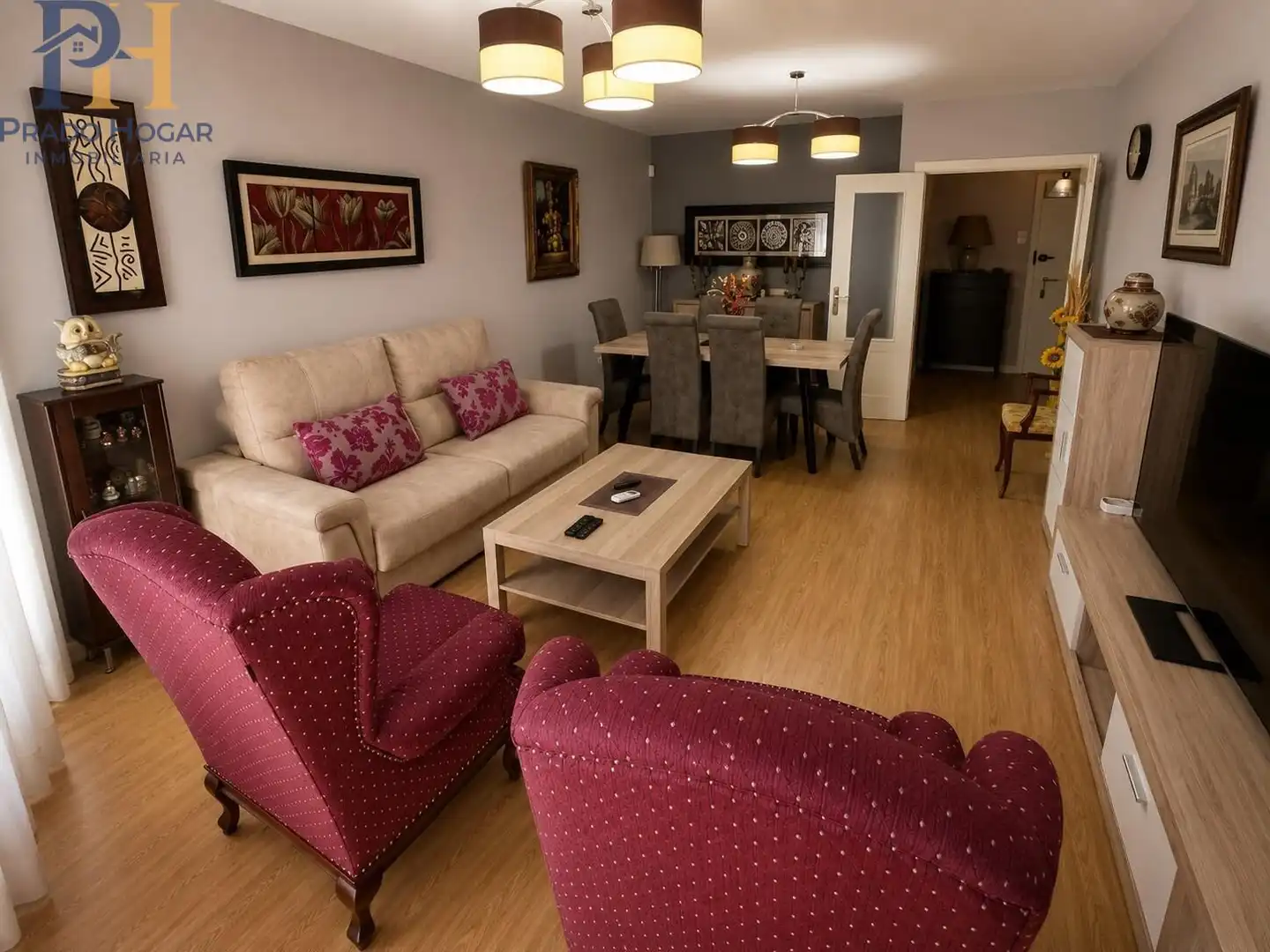 Sala de estar de Piso en venta en Cebolla con Aire acondicionado, Calefacción y Terraza