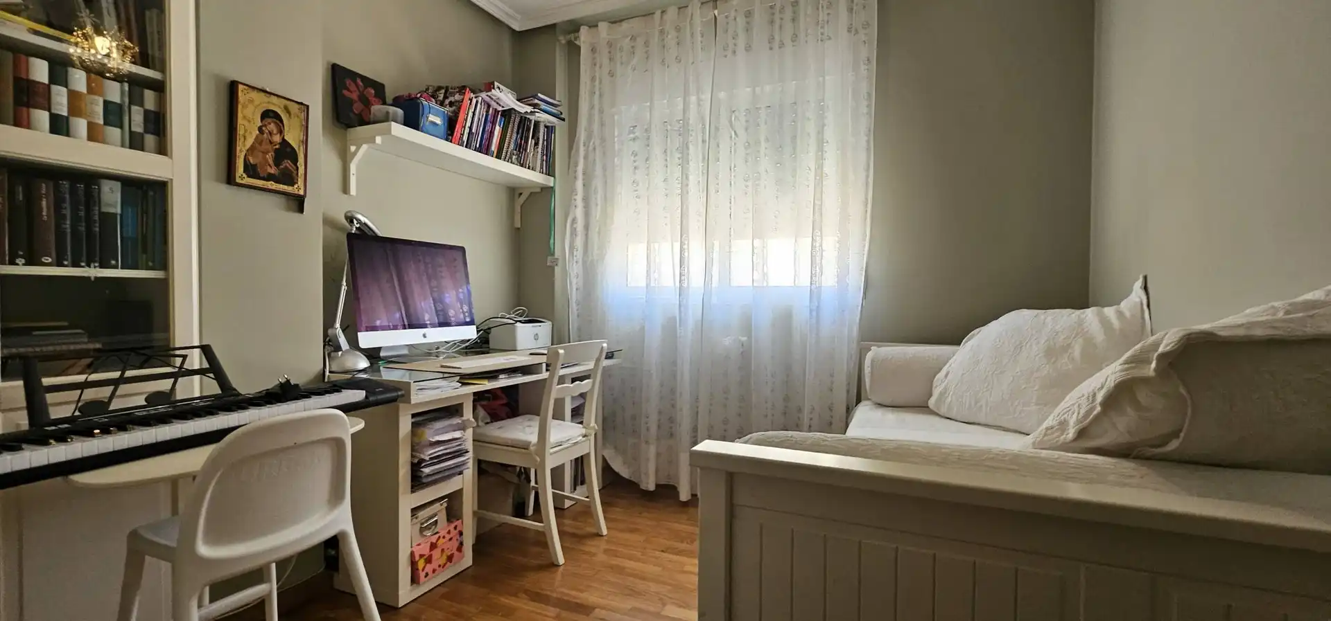 Bedroom of Flat for sale in Murcia  with Air Conditioner, Parquet flooring and Storage room